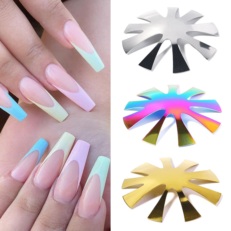 Stainless Steel French Manicure Nail Template by HitMyNeed