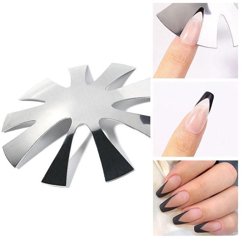 Stainless Steel French Manicure Nail Template by HitMyNeed