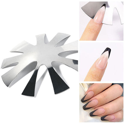 Stainless Steel French Manicure Nail Template by HitMyNeed