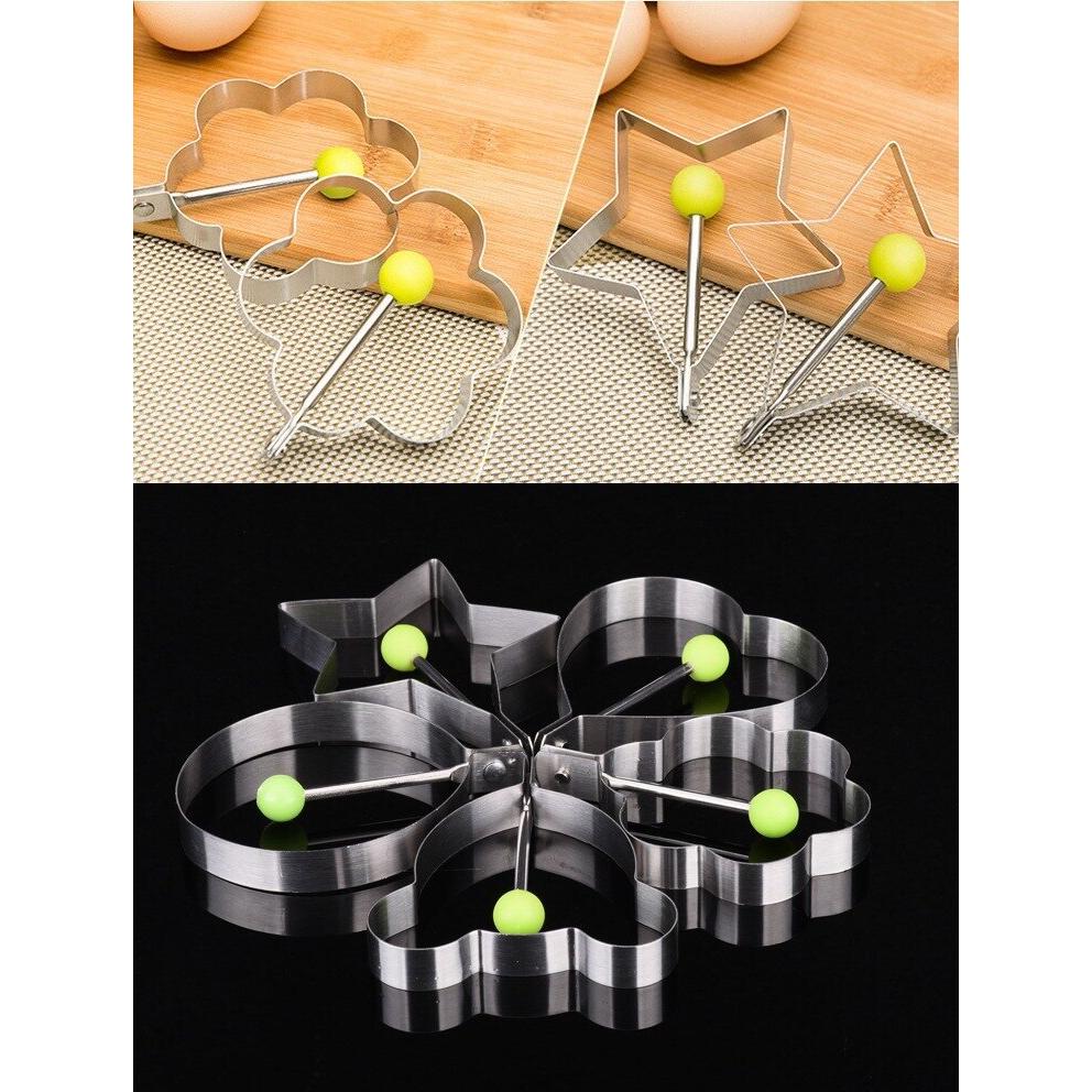 Stainless Steel Fried Egg Molds Set of 5 by HitMyNeed
