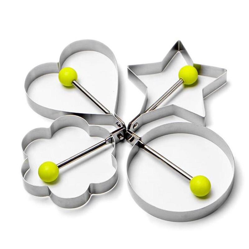 Stainless Steel Fried Egg Molds Set of 5 by HitMyNeed