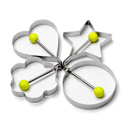 Stainless Steel Fried Egg Molds Set of 5 by HitMyNeed