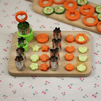 Stainless Steel Fruit and Vegetable Shape Cutters by HitMyNeed