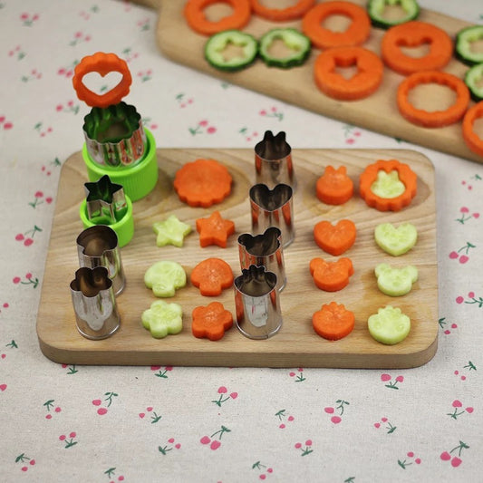 Stainless Steel Fruit and Vegetable Shape Cutters by HitMyNeed