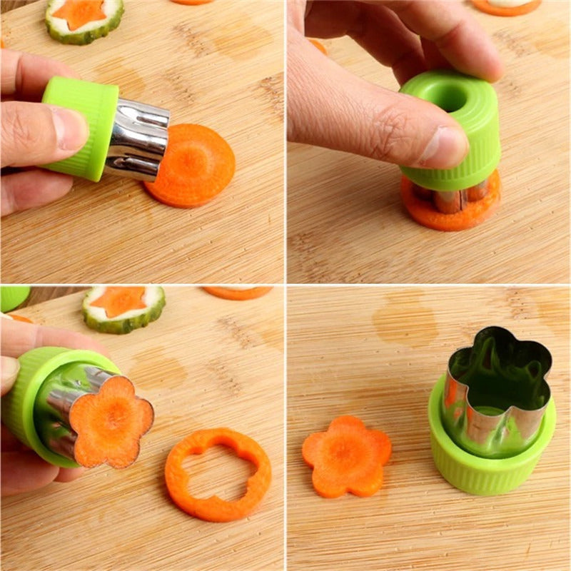 Stainless Steel Fruit and Vegetable Shape Cutters by HitMyNeed