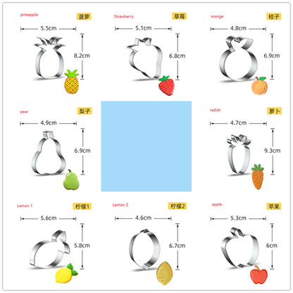 Stainless Steel Fruit Cookie Cutter by HitMyNeed