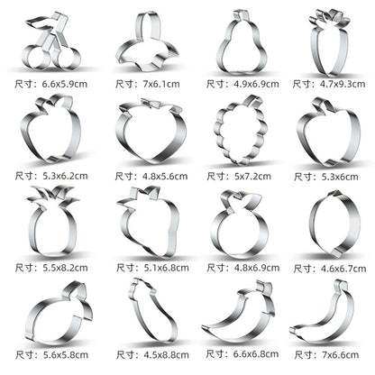 Stainless Steel Fruit Cookie Cutter by HitMyNeed