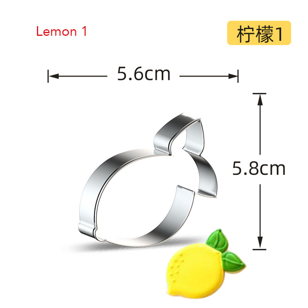 Stainless Steel Fruit Cookie Cutter lemon-1 by HitMyNeed