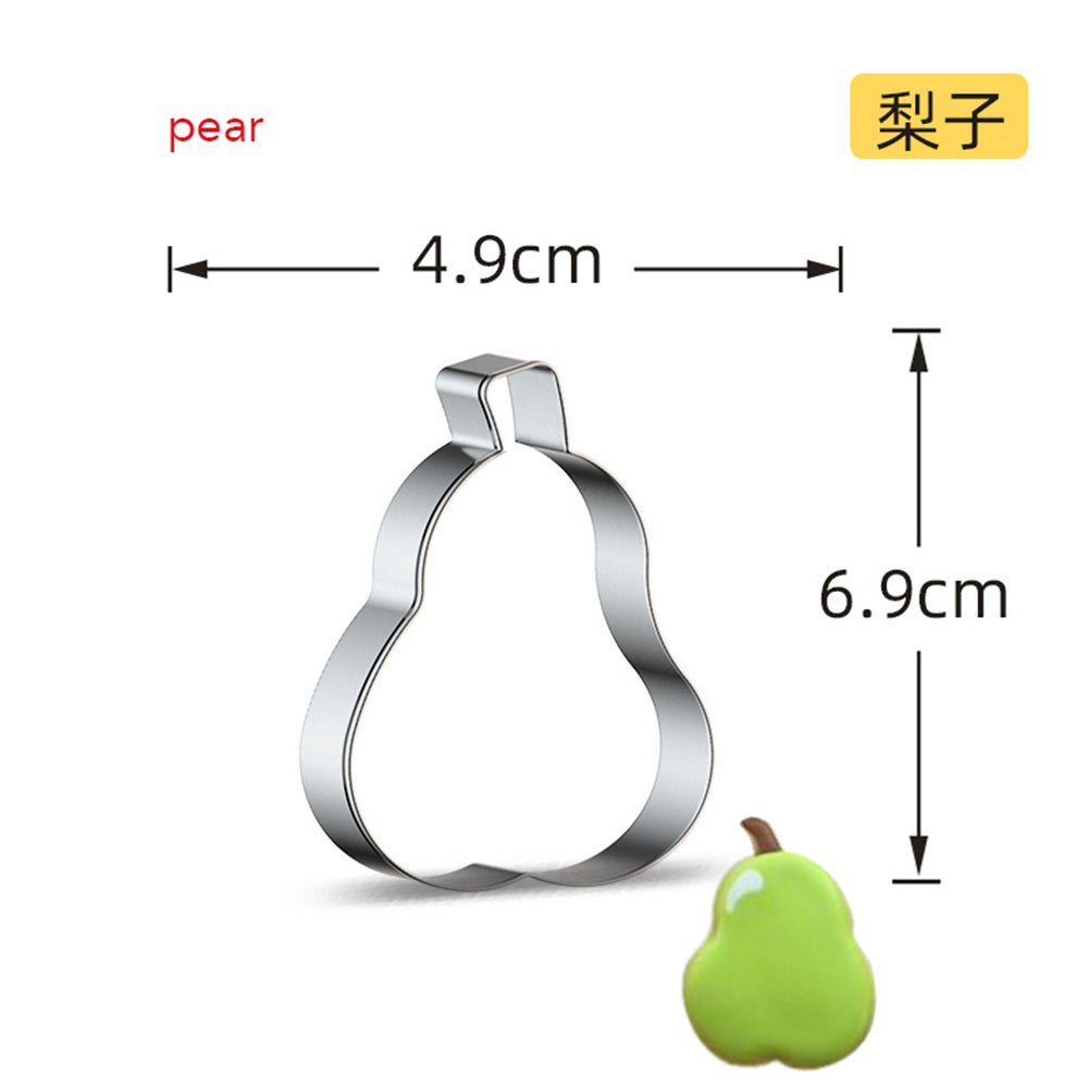 Stainless Steel Fruit Cookie Cutter pear by HitMyNeed