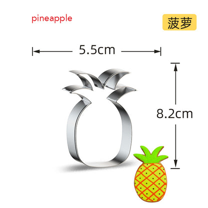 Stainless Steel Fruit Cookie Cutter pineapple by HitMyNeed