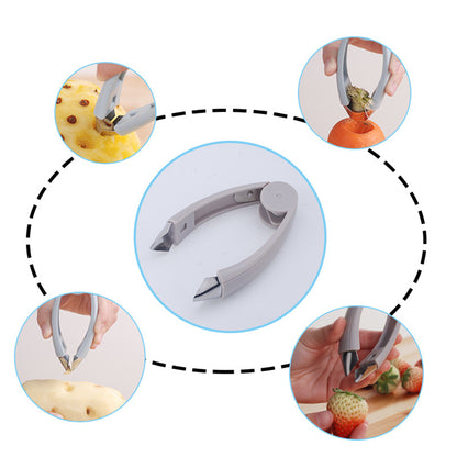 Stainless Steel Fruit Eye & Seed Remover Set by HitMyNeed