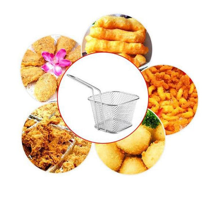 Stainless Steel Fry Basket Kitchen Essential by HitMyNeed