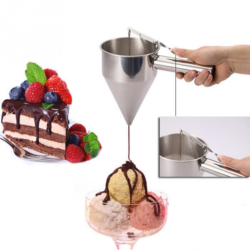 Stainless Steel Funnel Cake Batter Dispenser by HitMyNeed