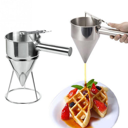 Stainless Steel Funnel Cake Batter Dispenser by HitMyNeed
