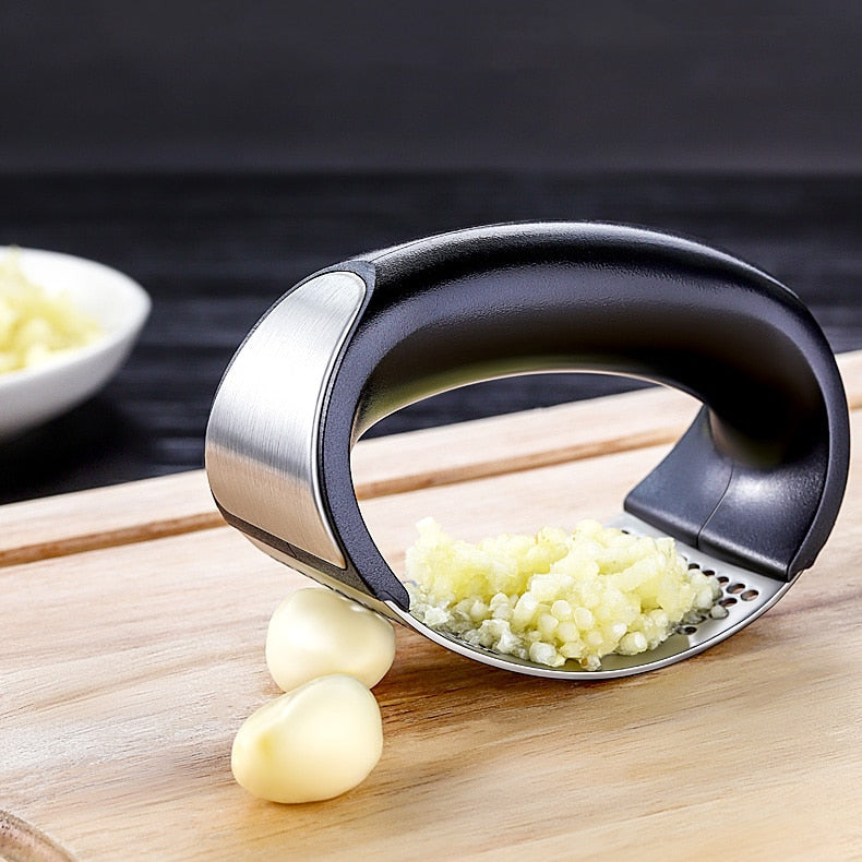 Stainless Steel Garlic Mincer Press Tool by HitMyNeed
