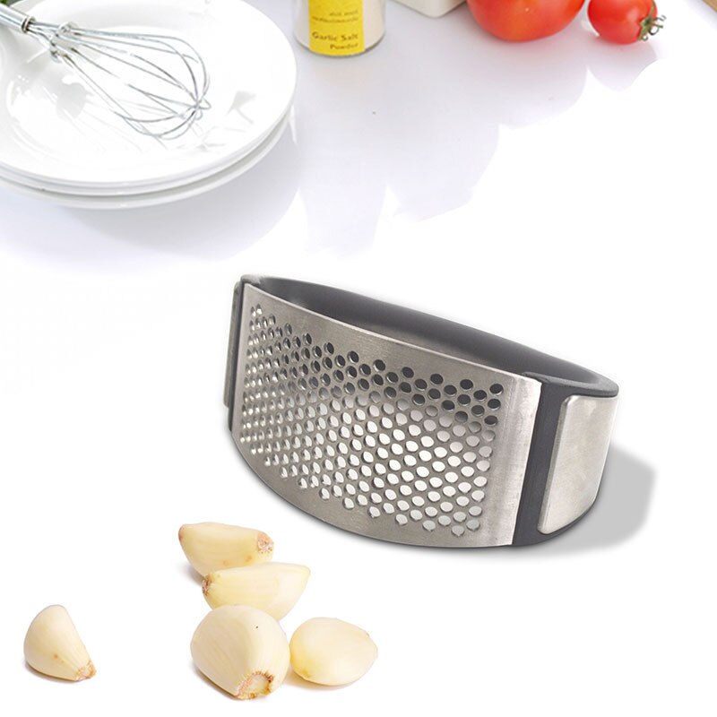 Stainless Steel Garlic Mincer Press Tool by HitMyNeed