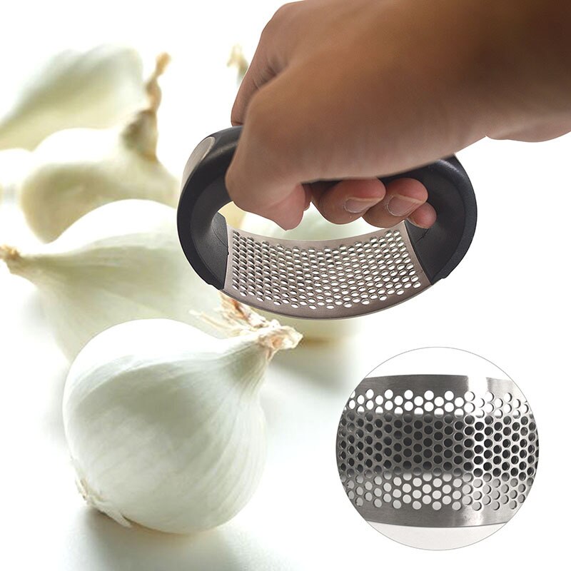 Stainless Steel Garlic Mincer Press Tool by HitMyNeed