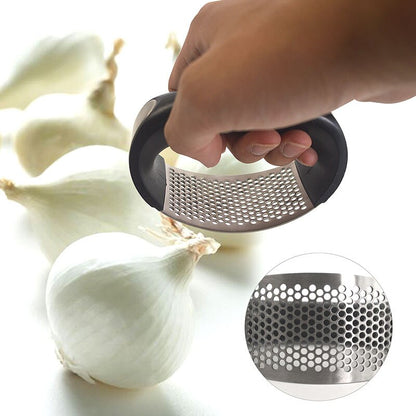 Stainless Steel Garlic Mincer Press Tool by HitMyNeed