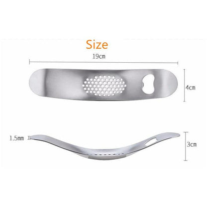 Stainless Steel Garlic Rocker Press Crusher by HitMyNeed