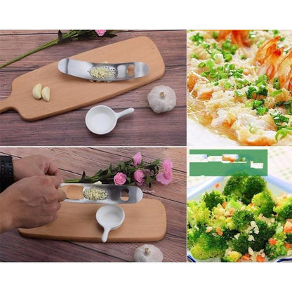 Stainless Steel Garlic Rocker Press Crusher by HitMyNeed