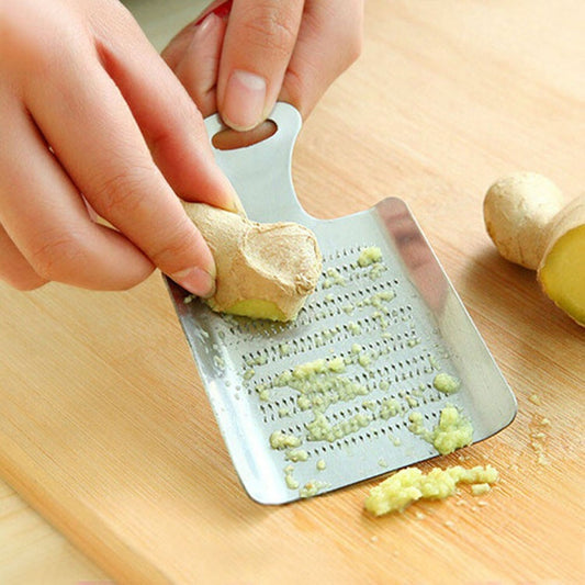 Stainless Steel Ginger Grater with Handle by HitMyNeed