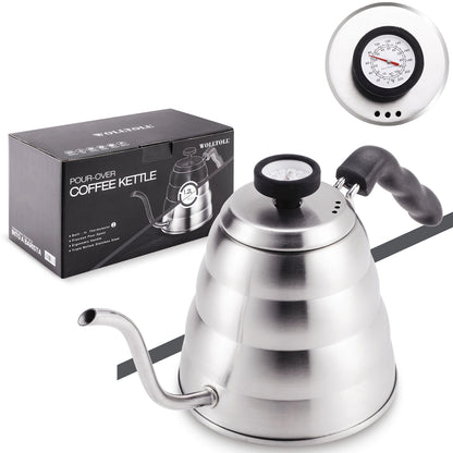 Stainless Steel Gooseneck Coffee Kettle 1.25L by HitMyNeed