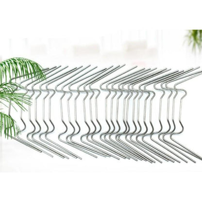 Stainless Steel Greenhouse Clips for Film & Netting 25pcs by HitMyNeed