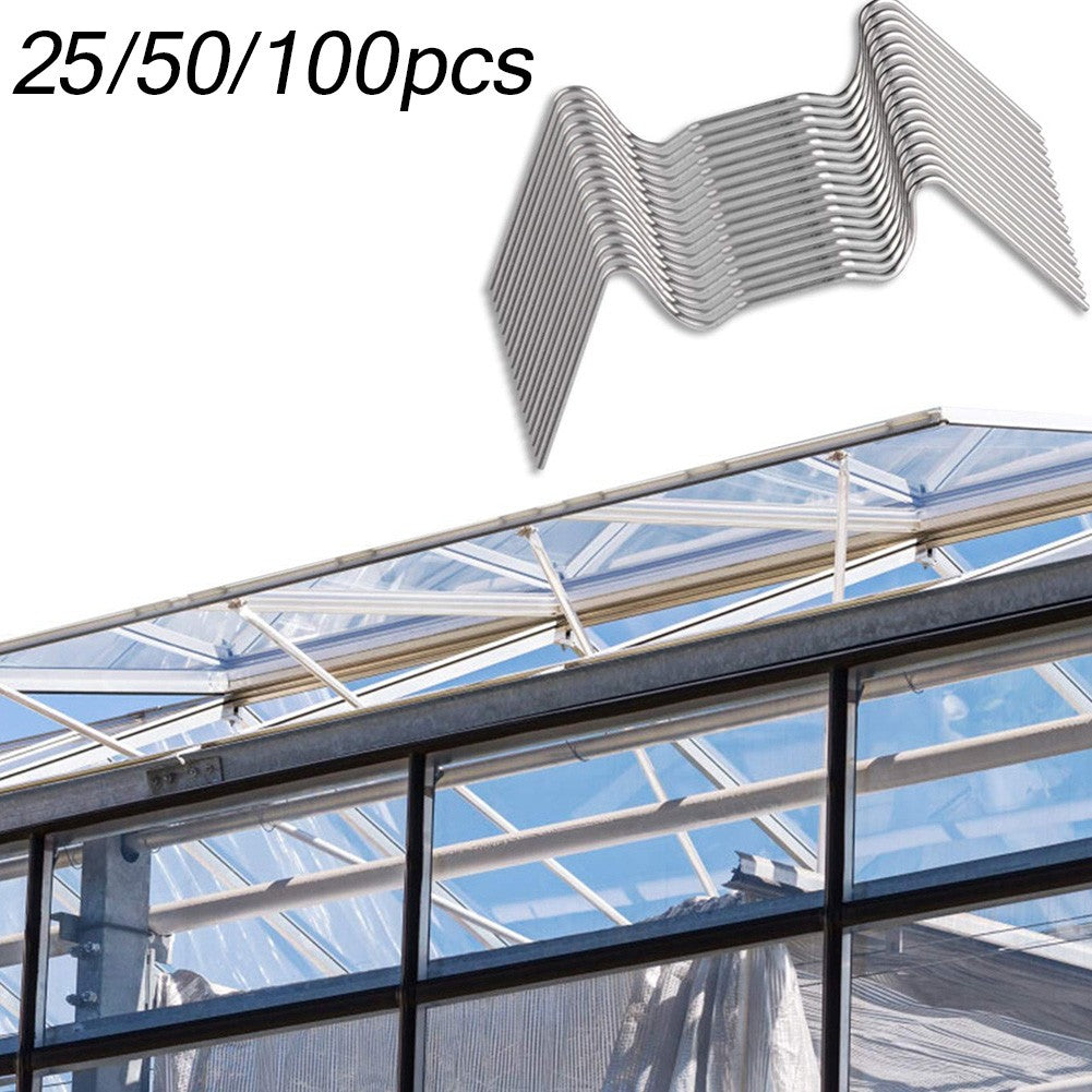 Stainless Steel Greenhouse Clips for Film & Netting by HitMyNeed