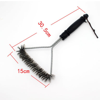 Stainless Steel Grill Cleaning Brush with Long Handle by HitMyNeed