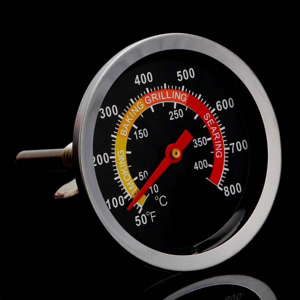 Stainless Steel Grill Thermometer Temperature Gauge by HitMyNeed