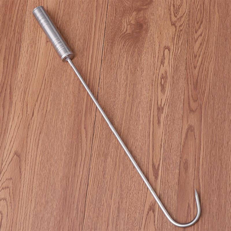 Stainless Steel Grilling Meat Hook with Handle by HitMyNeed