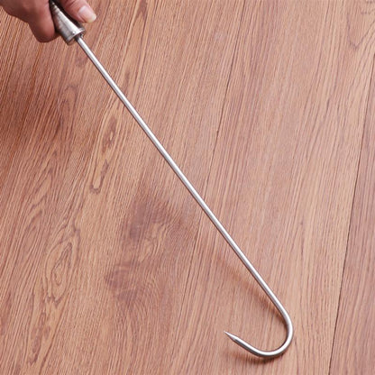 Stainless Steel Grilling Meat Hook with Handle by HitMyNeed