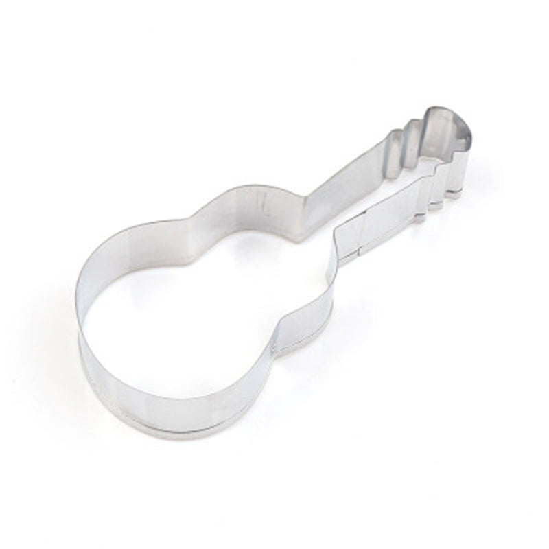 Stainless Steel Guitar Cookie Cutter 9 x 4 cm by HitMyNeed