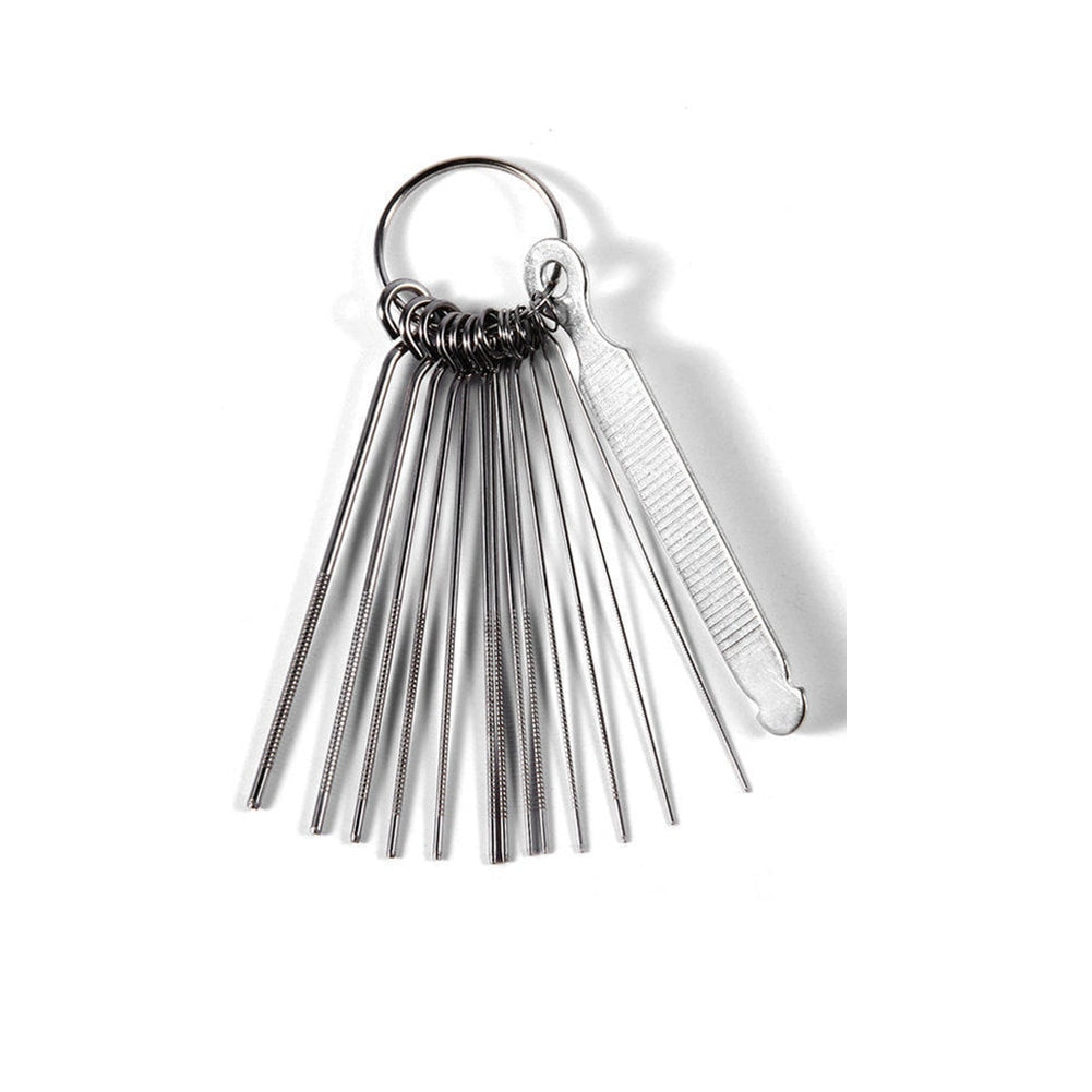 Stainless Steel Guitar Nut File Set, 14 Sizes by HitMyNeed