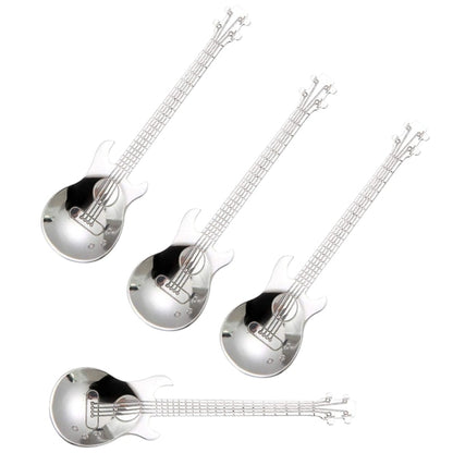 Stainless Steel Guitar Spoons Set of 4 by HitMyNeed