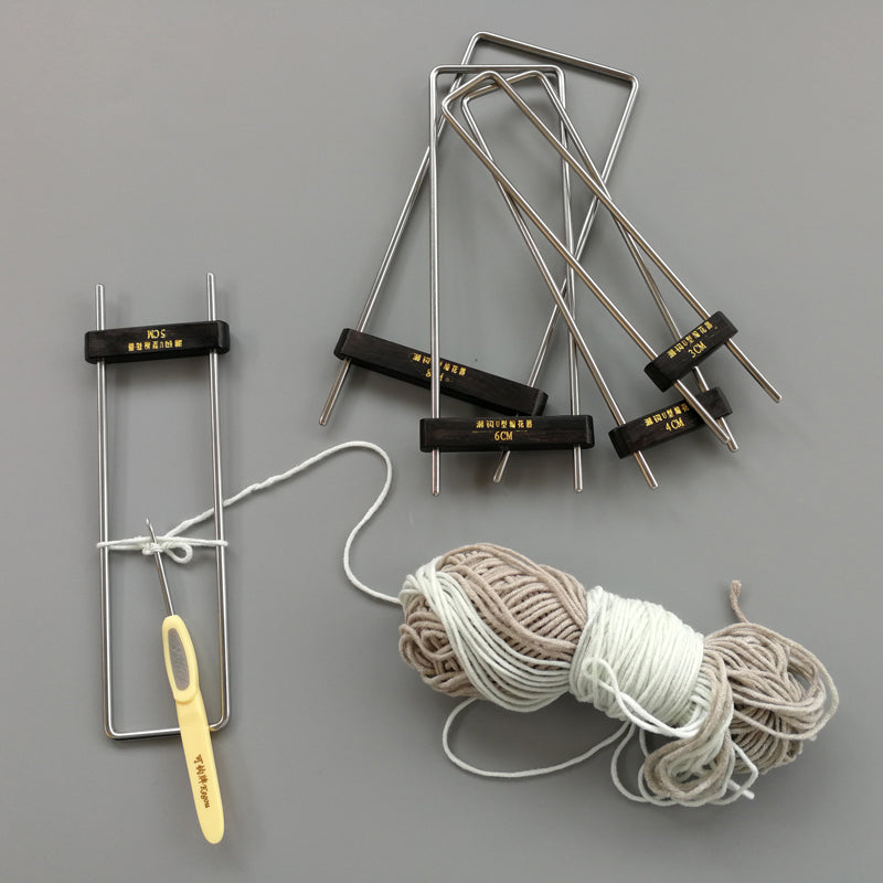 Stainless Steel Hairpin Lace Tool Set with Pouch by HitMyNeed