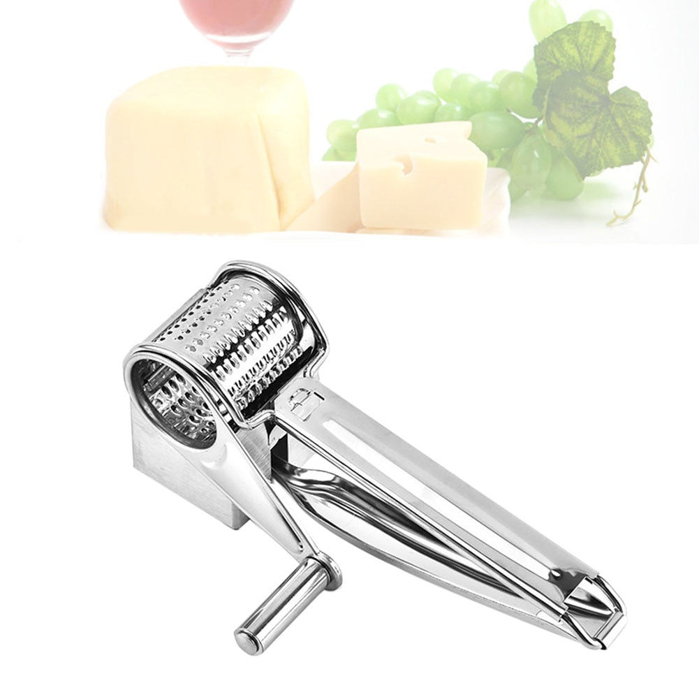 Stainless Steel Hand Crank Cheese Grater by HitMyNeed