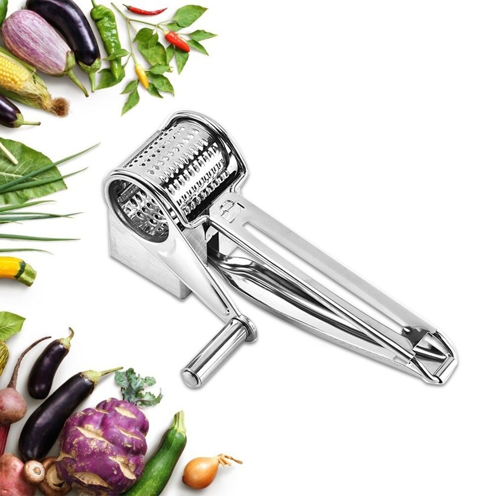 Stainless Steel Hand Crank Cheese Grater by HitMyNeed