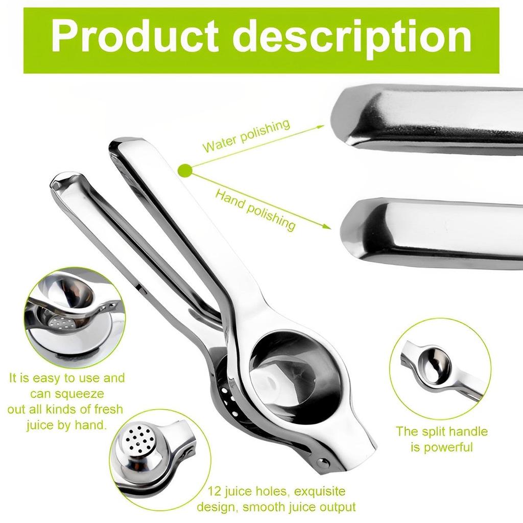 Stainless Steel Handheld Citrus Juicer Press by HitMyNeed