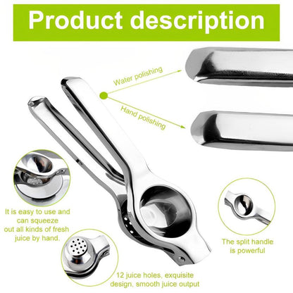 Stainless Steel Handheld Citrus Juicer Press by HitMyNeed