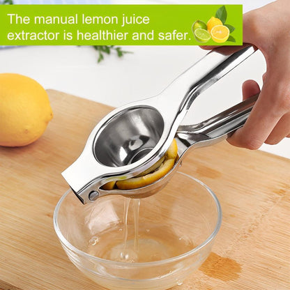 Stainless Steel Handheld Citrus Juicer Press by HitMyNeed
