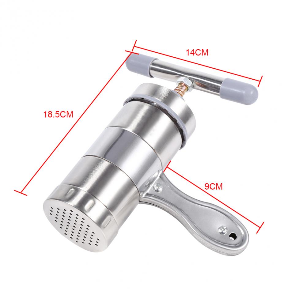 Stainless Steel Handheld Pasta & Food Press by HitMyNeed