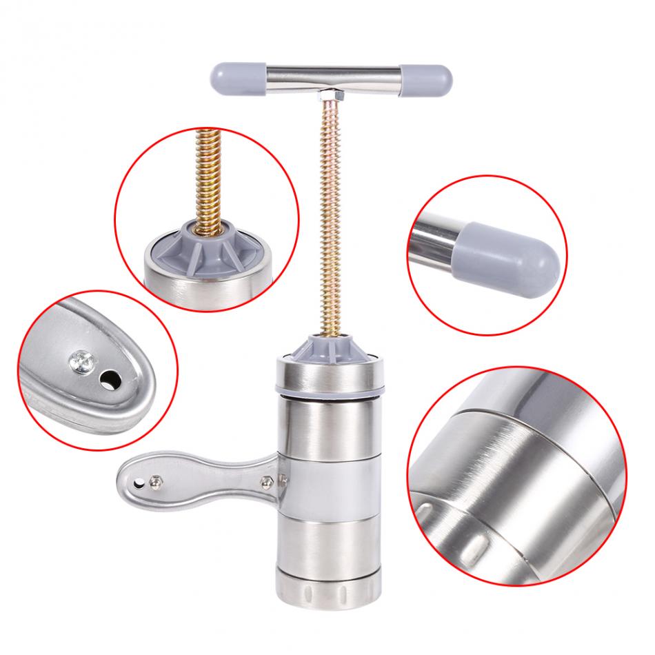 Stainless Steel Handheld Pasta & Food Press by HitMyNeed