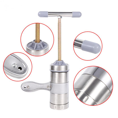 Stainless Steel Handheld Pasta & Food Press by HitMyNeed