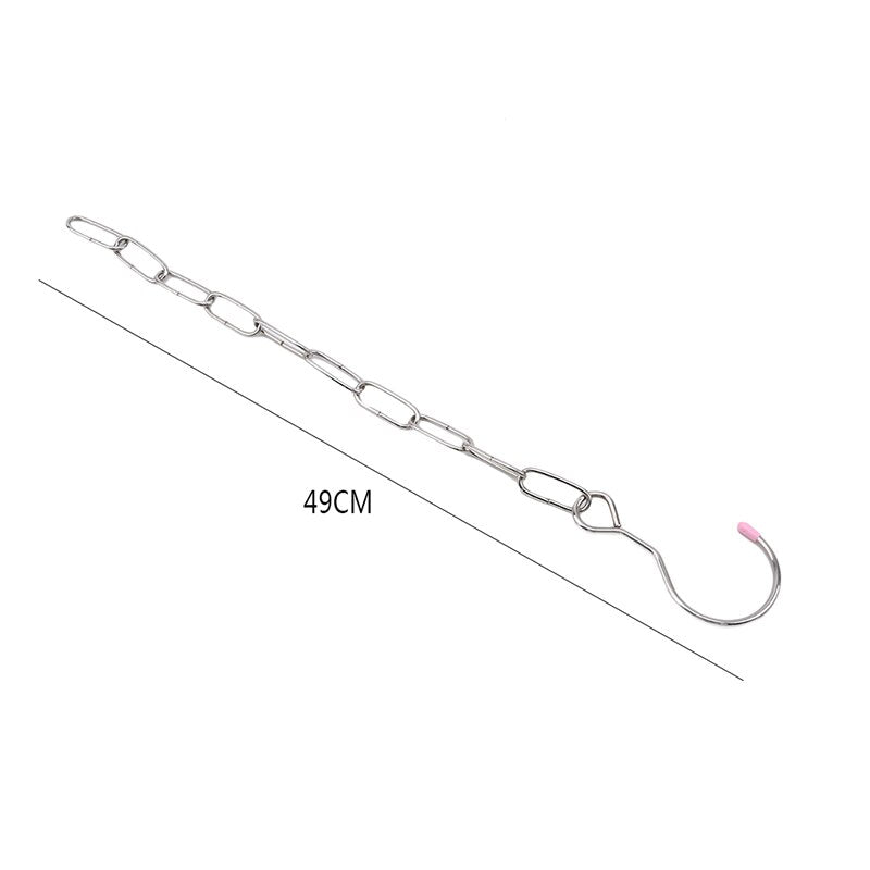 Stainless Steel Hanger Chain Closet Organizer by HitMyNeed