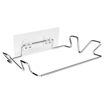 Stainless Steel Hanging Garbage Bag Holder by HitMyNeed