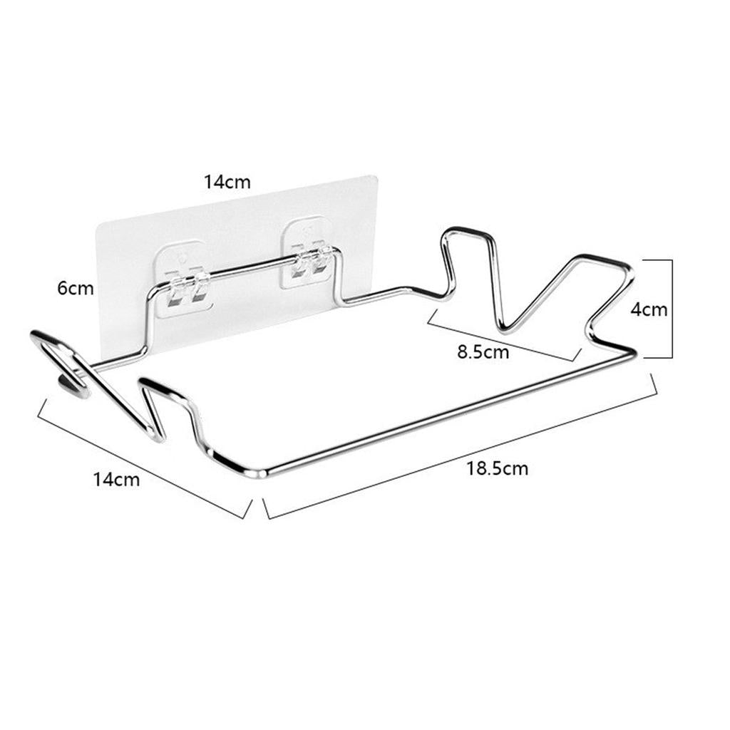 Stainless Steel Hanging Garbage Bag Holder by HitMyNeed