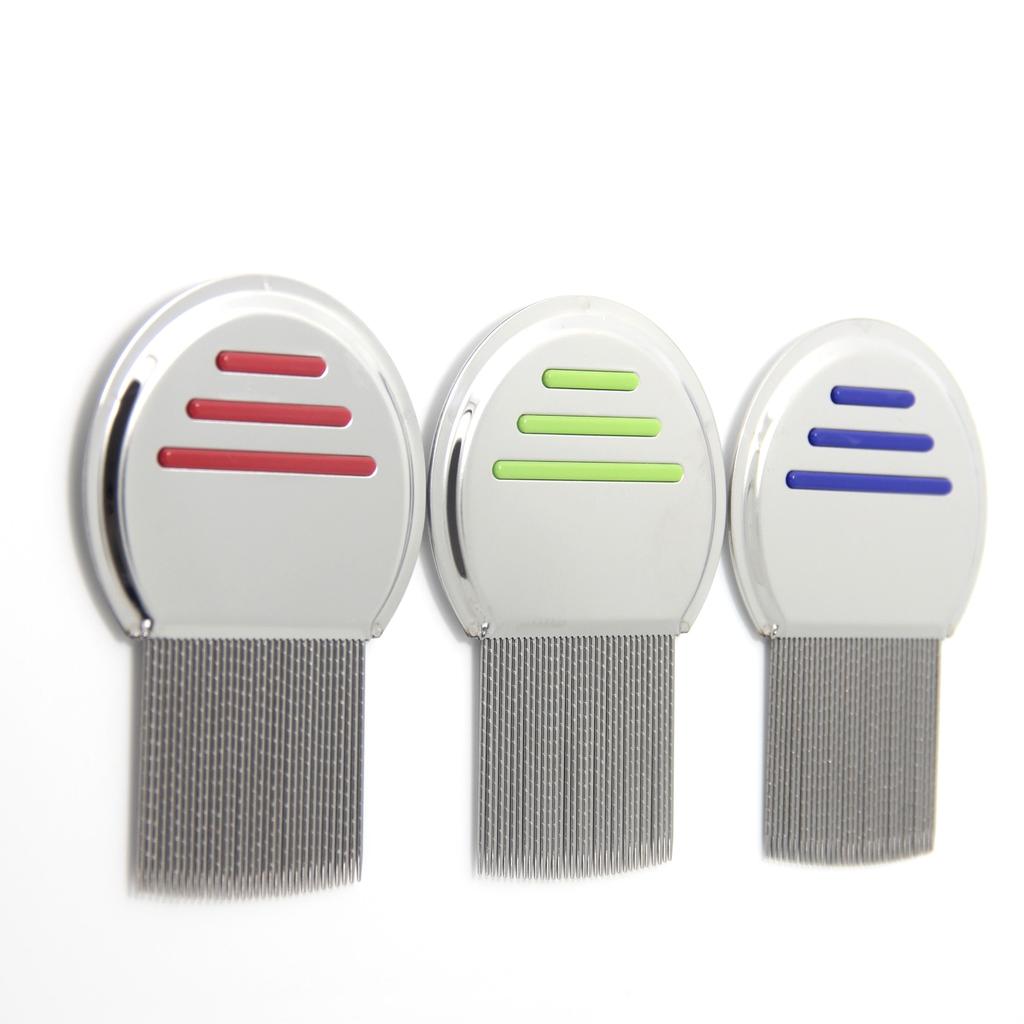 Stainless Steel Head Lice and Nit Removal Comb red by HitMyNeed
