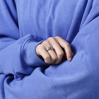 Stainless Steel Heart Knot Ring for Everyday Wear by HitMyNeed