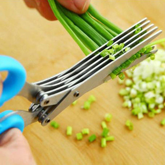 Stainless Steel Herb Scissors Kitchen Shears by HitMyNeed